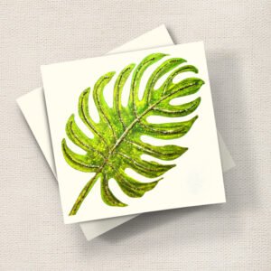 Tropical Monstera Leaf