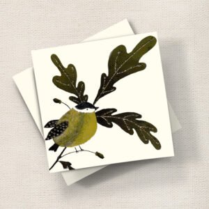 Autumn Oak & Bird