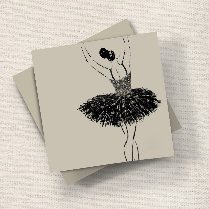 Ballet Dancer (Black) English Graphics