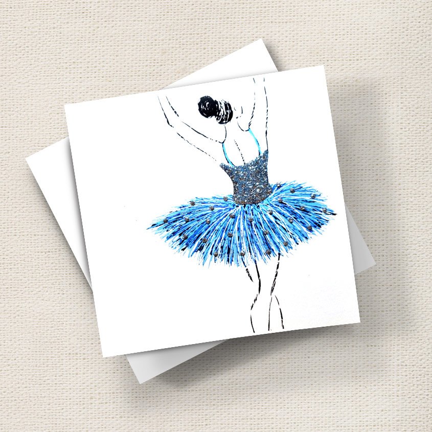 Ballet Dancer (Blue)
