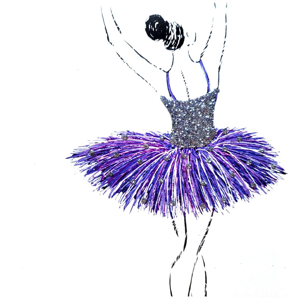 Ballet Dancer (Violet) English Graphics