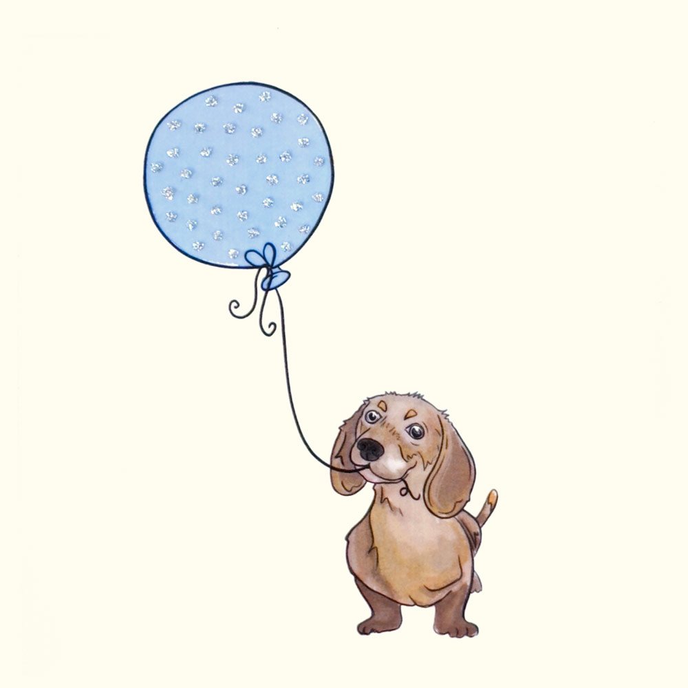 Balloon Pup (Blue) English Graphics