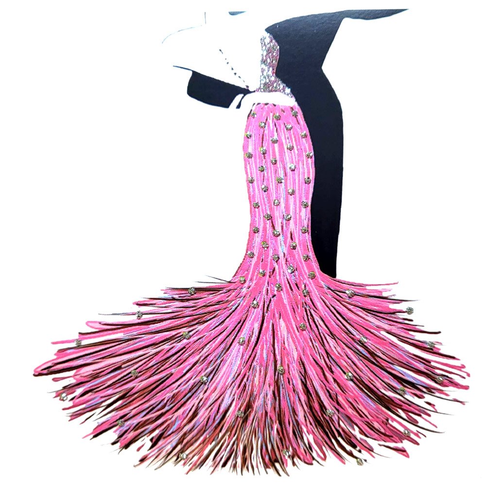 Ballroom Dancers (Pink) English Graphics