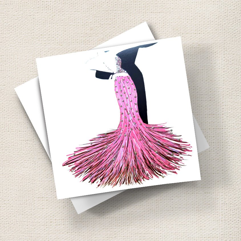 Ballroom Dancers (Pink)