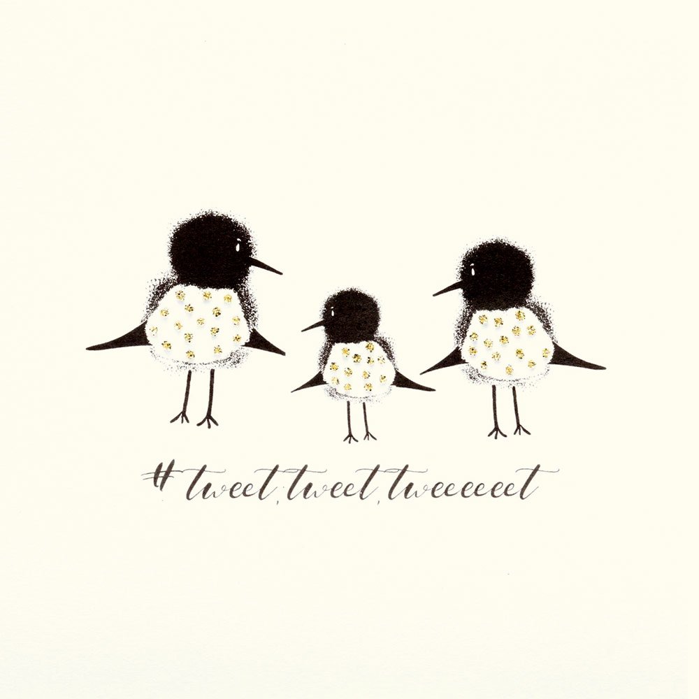 Birds Tweet Tweet English Graphics