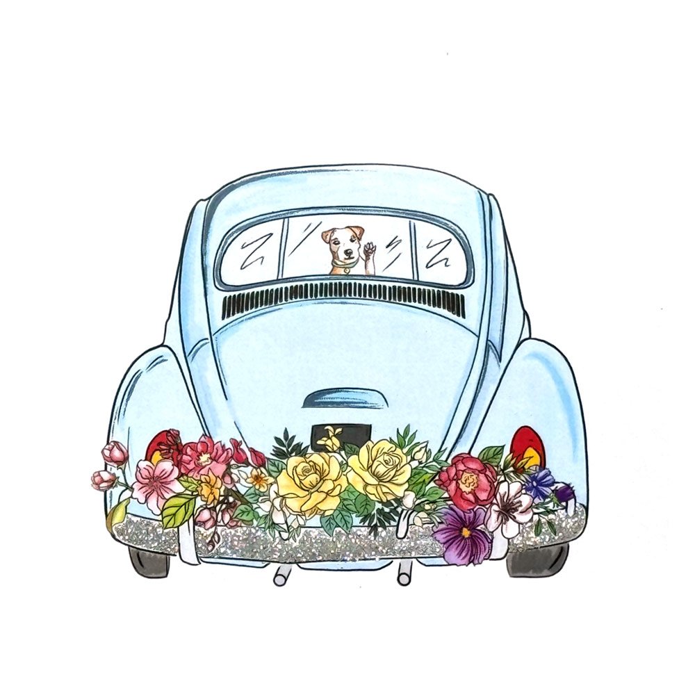 VW Beetle English Graphics