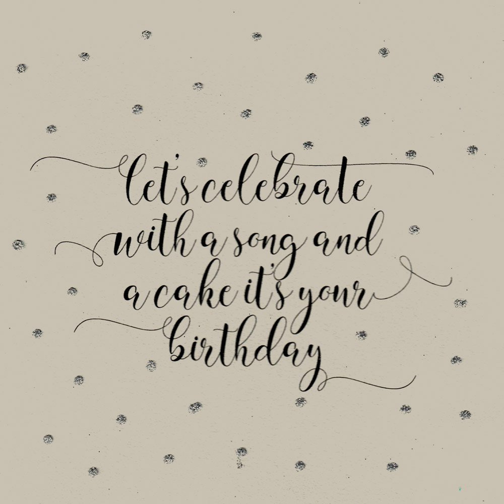 Let's Celebrate... (Birthday) English Graphics