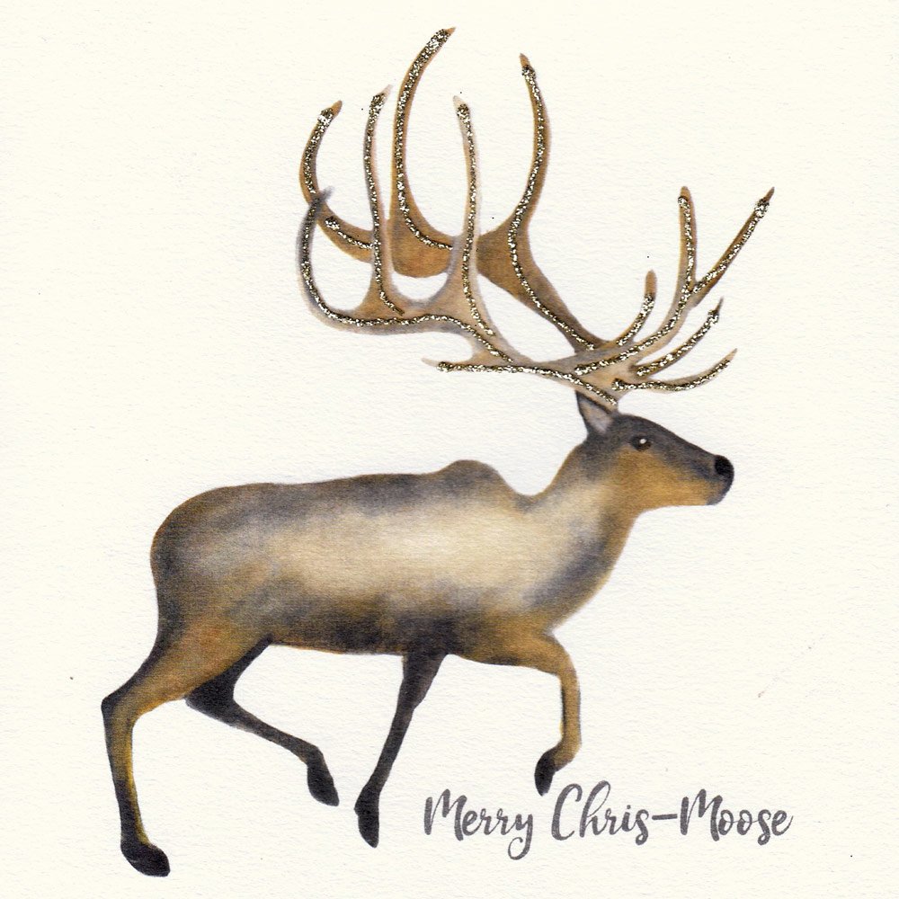 Merry Chris-Moose English Graphics