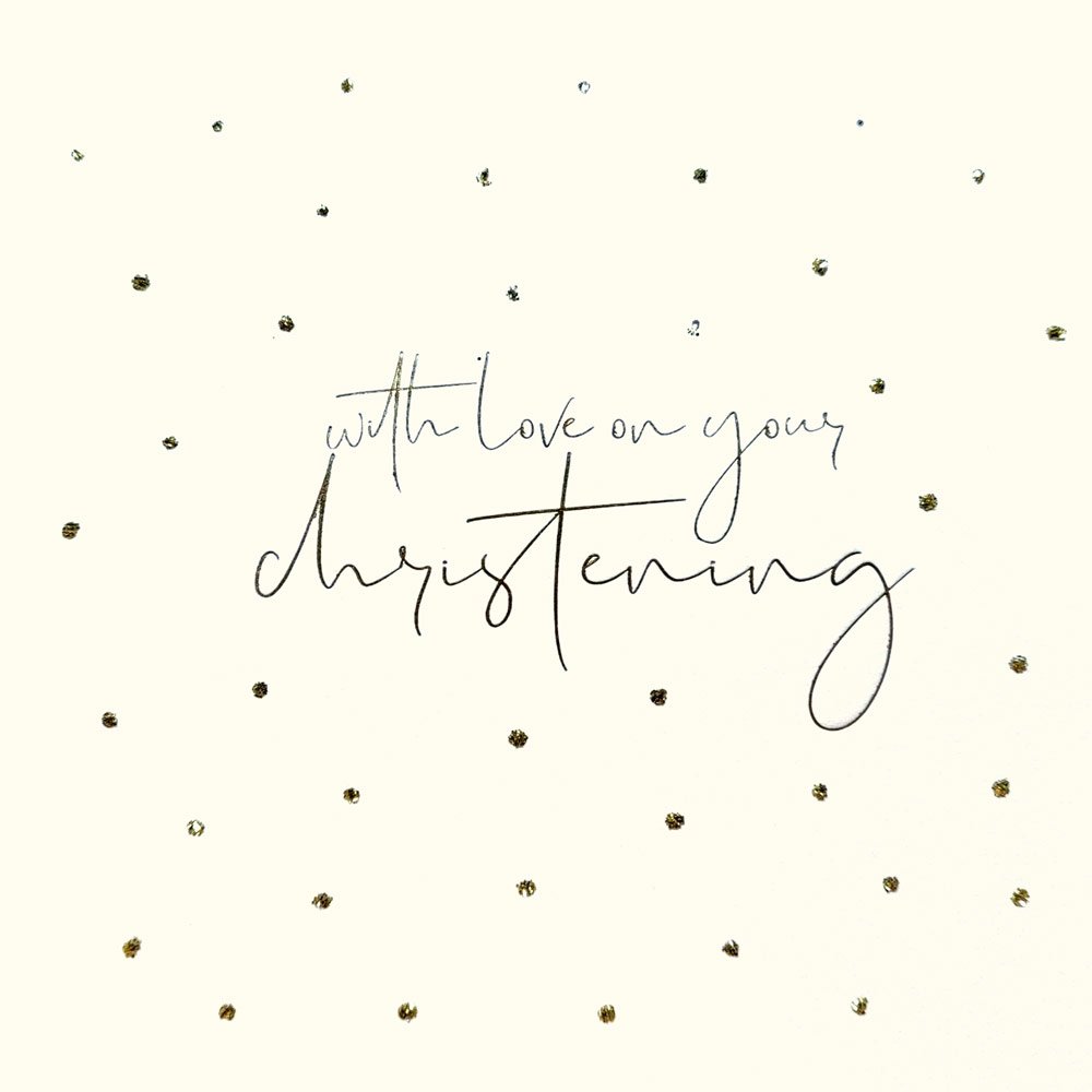 With Love... (Christening) English Graphics