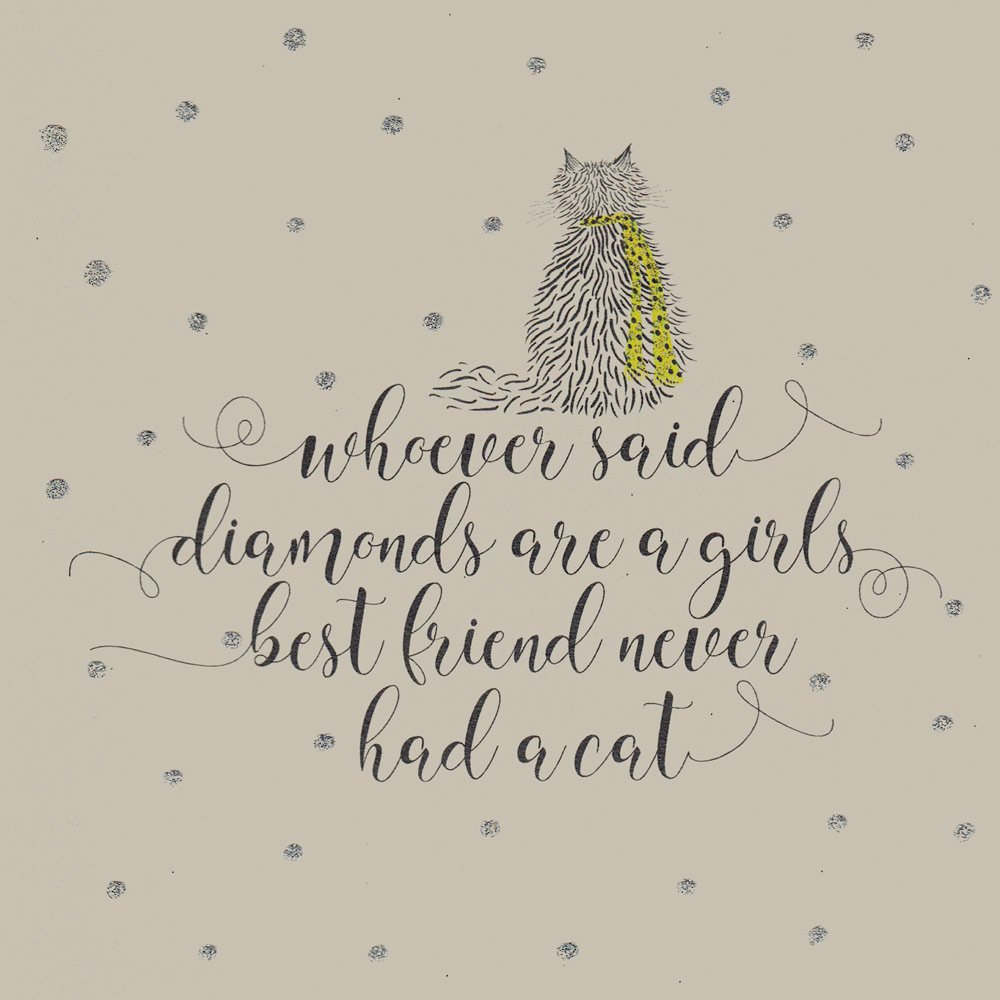 Diamond Cat English Graphics