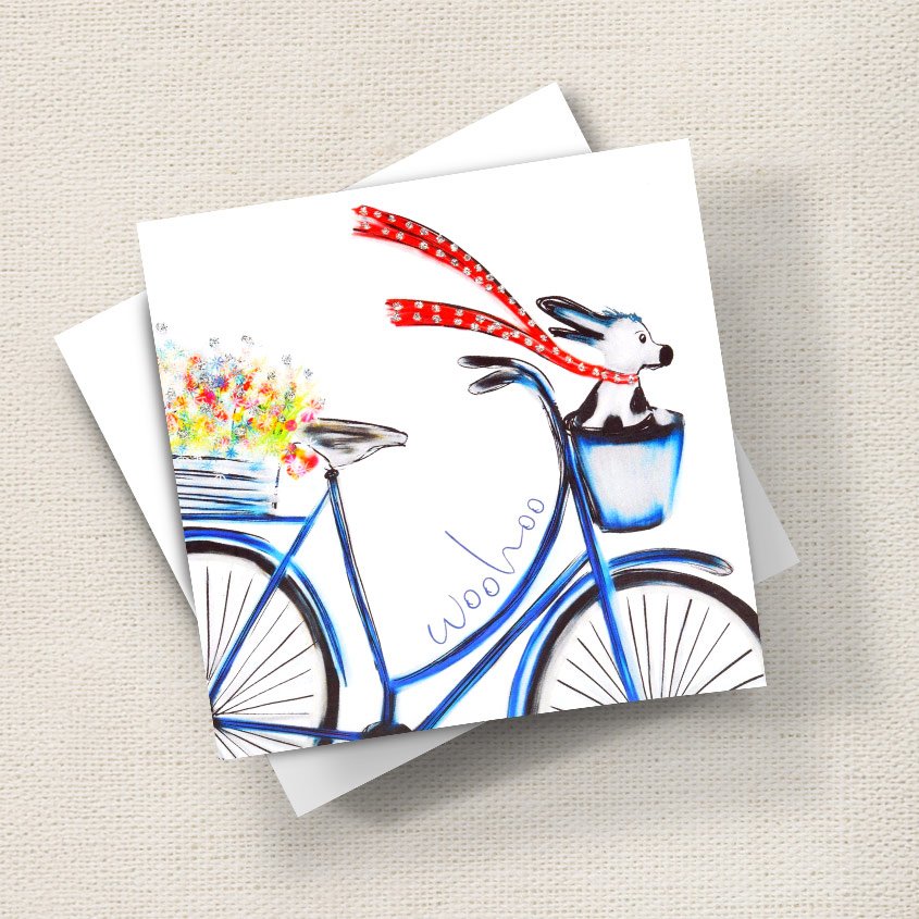 Dog on a Bike