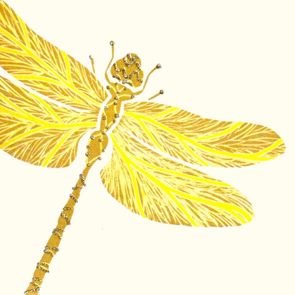 Dragonfly (Yellow) English Graphics
