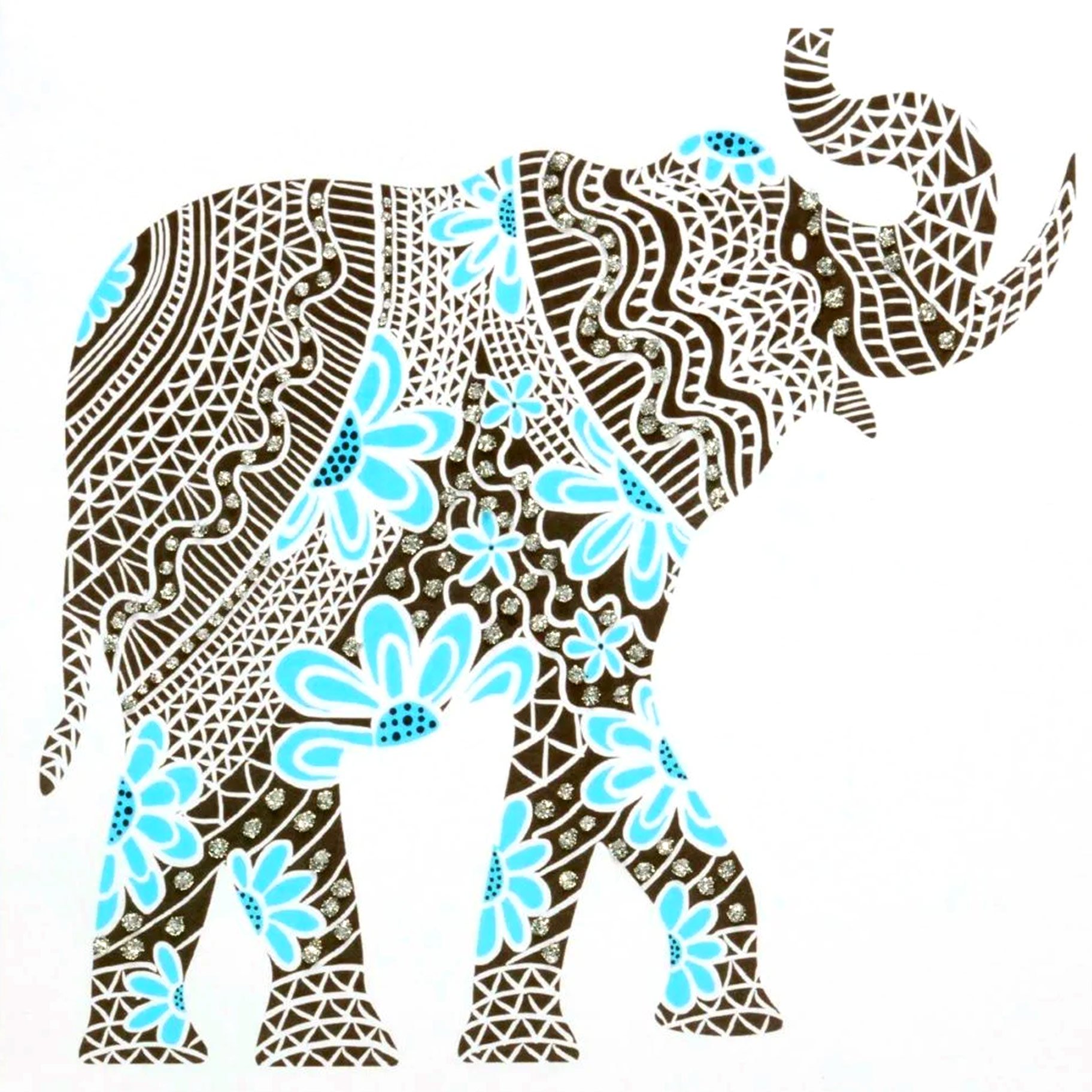 Elephant (Blue) English Graphics