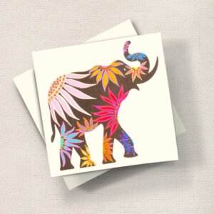 Elephant (Pink Floral)