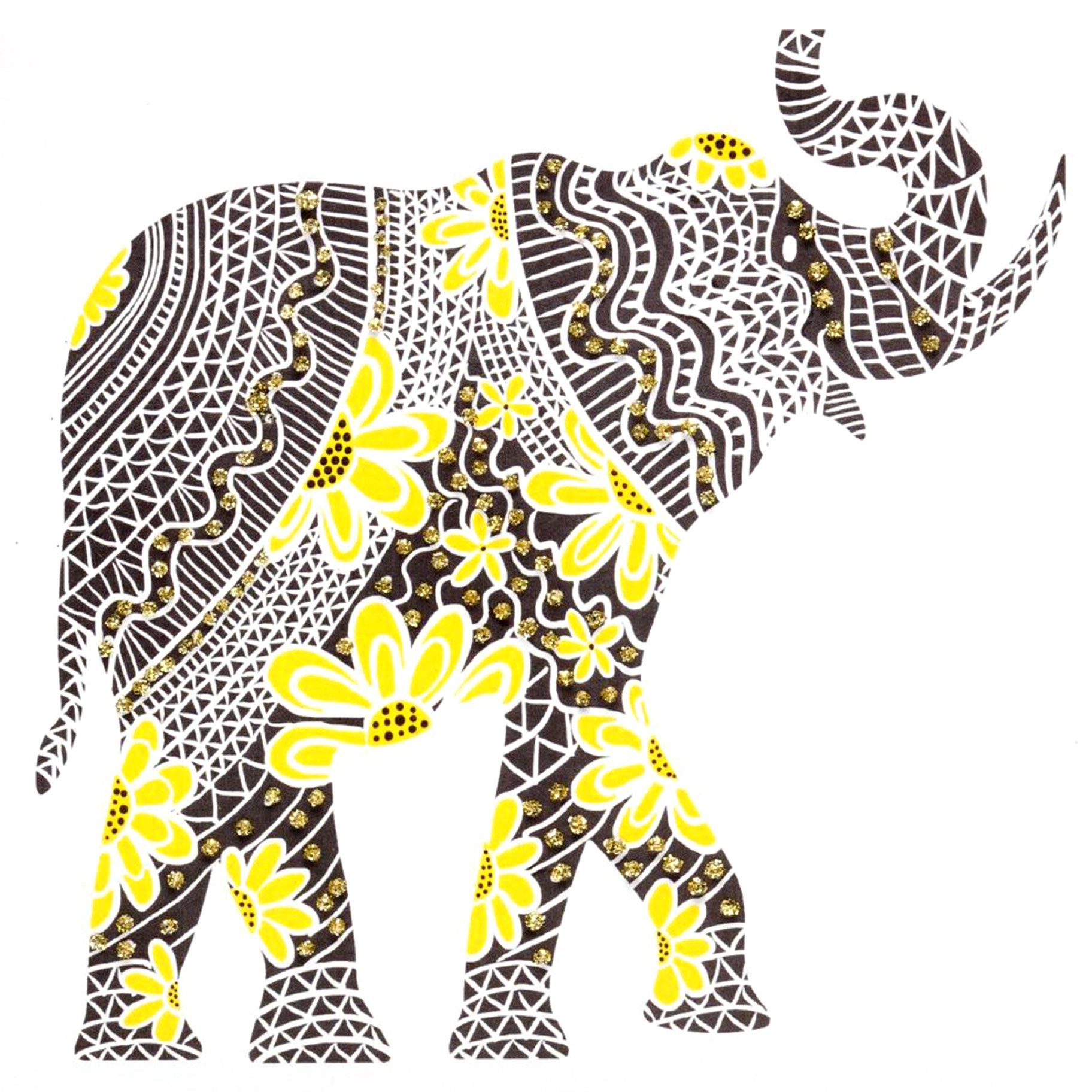 Elephant (Yellow) English Graphics