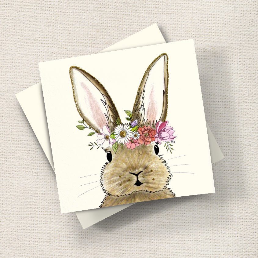 Flower Power Bunny
