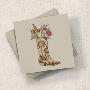 Flowery Boot