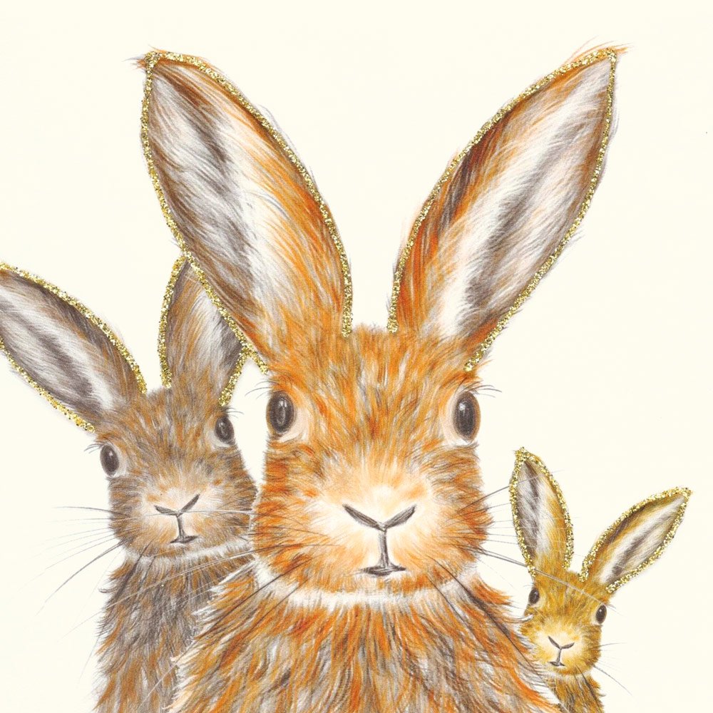 Trio of Hares English Graphics