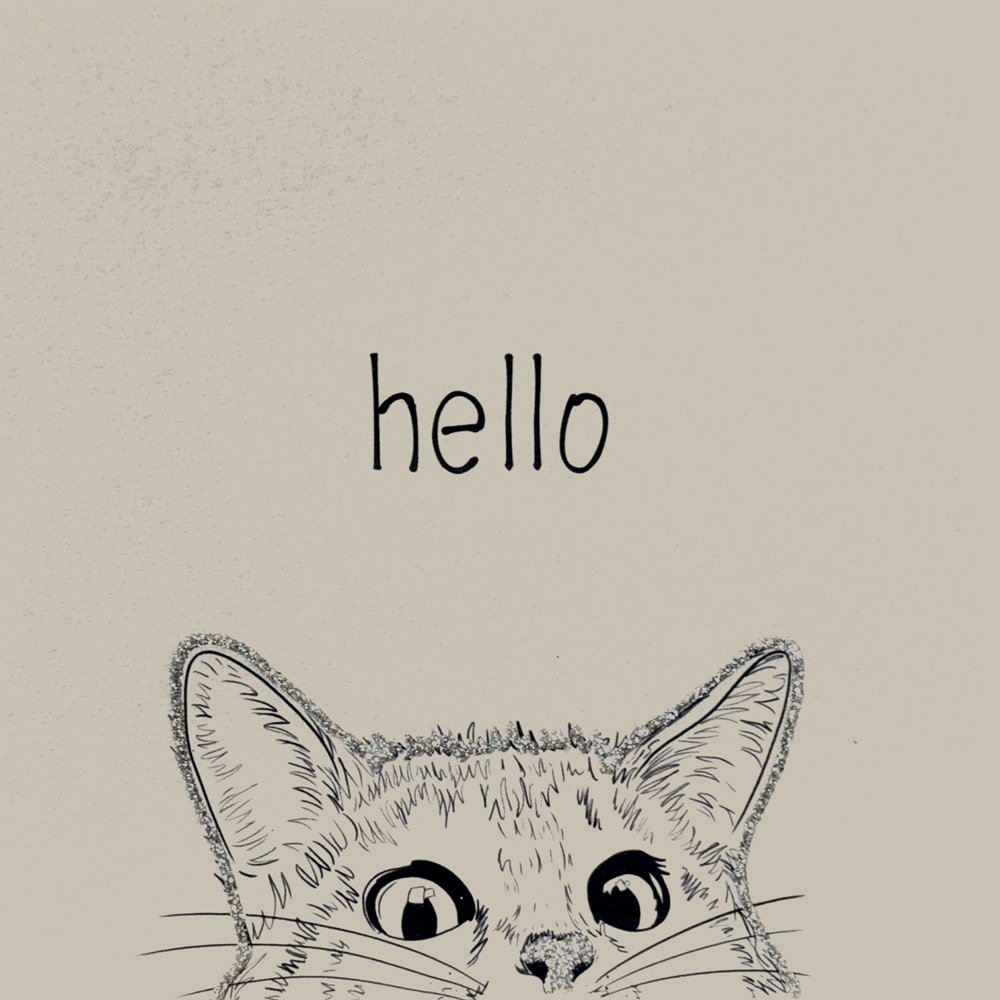 Hello Cat English Graphics