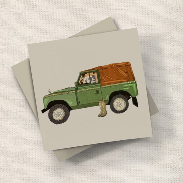 Range Rover Post Card Vintage Land Rover - English Graphics