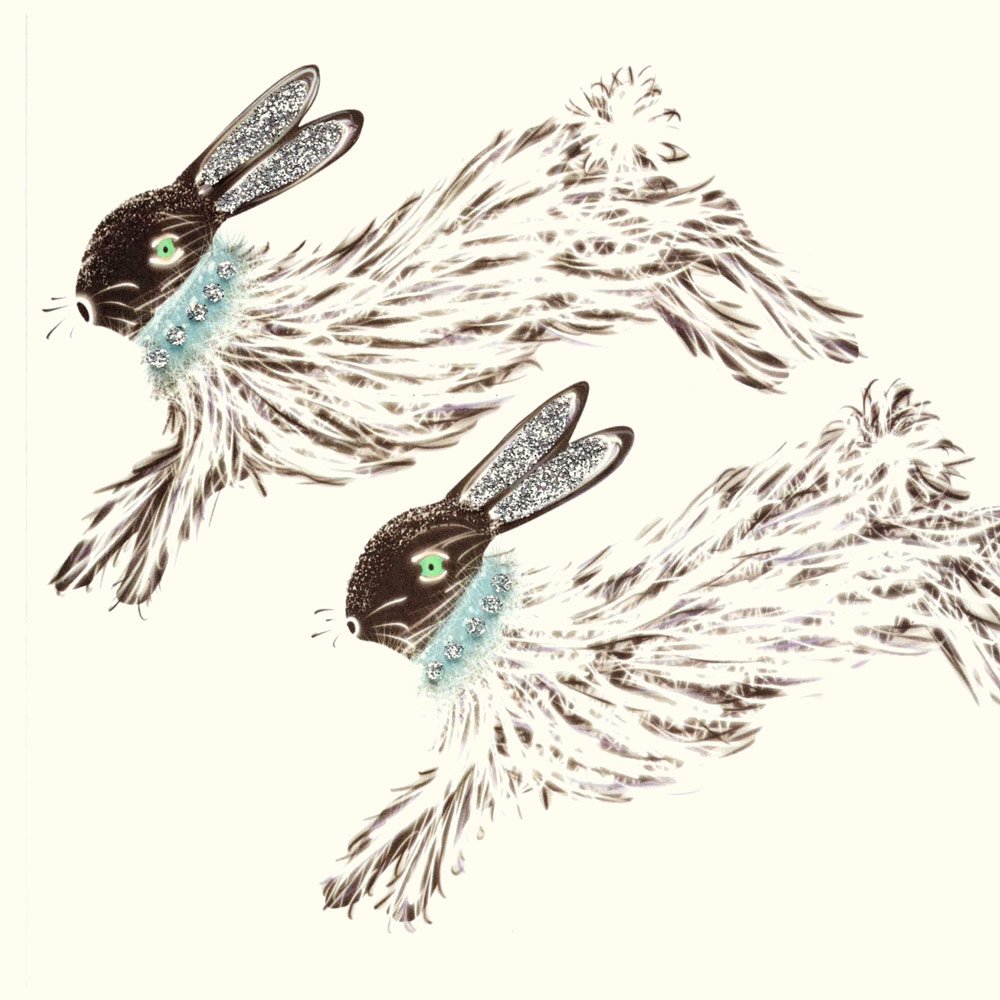 Leaping Hares - Image 2