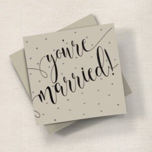 Congrats You're Married (Large)