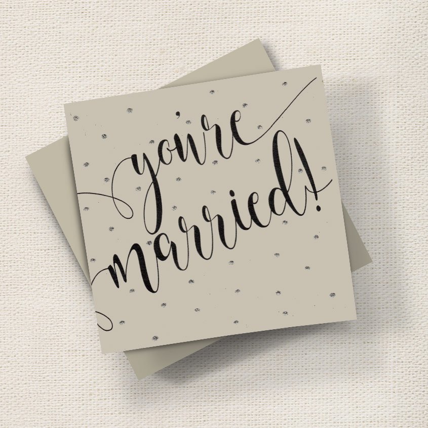Congrats You're Married (Large)