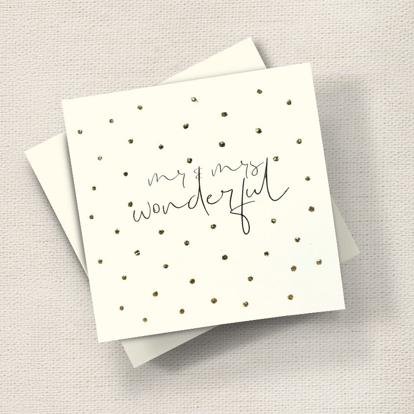 Mr and Mrs Wonderful