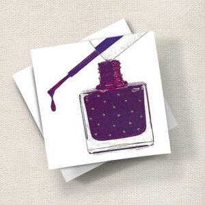Glittery Nail Polish