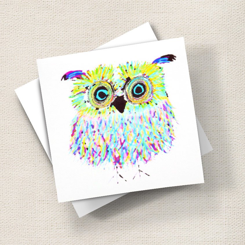 Owl (Blue - Green)