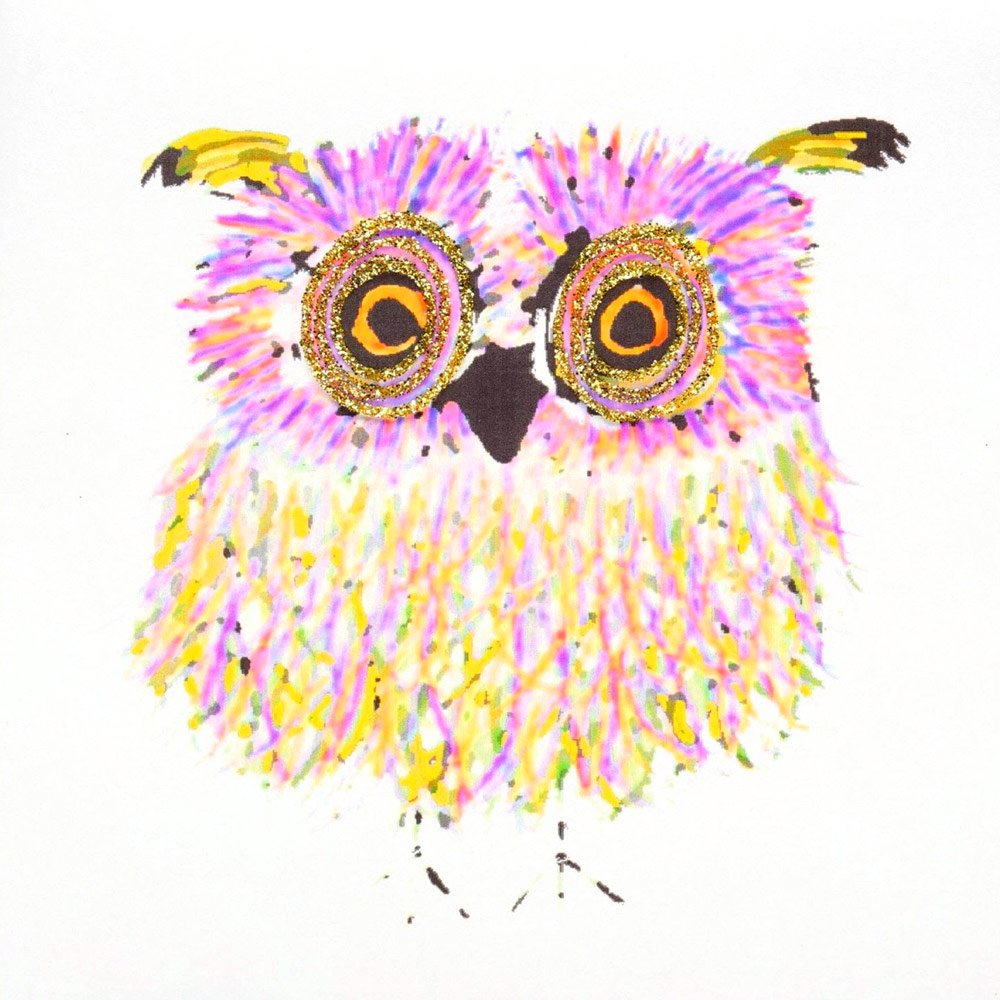 Owl (Pink) English Graphics