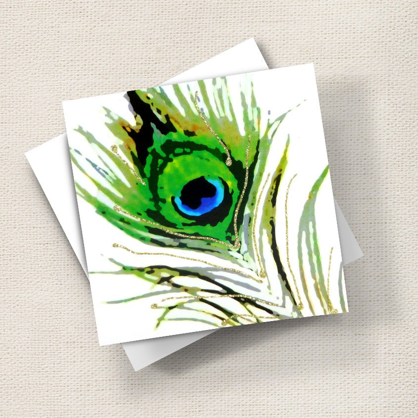Peacock Feather (Green)