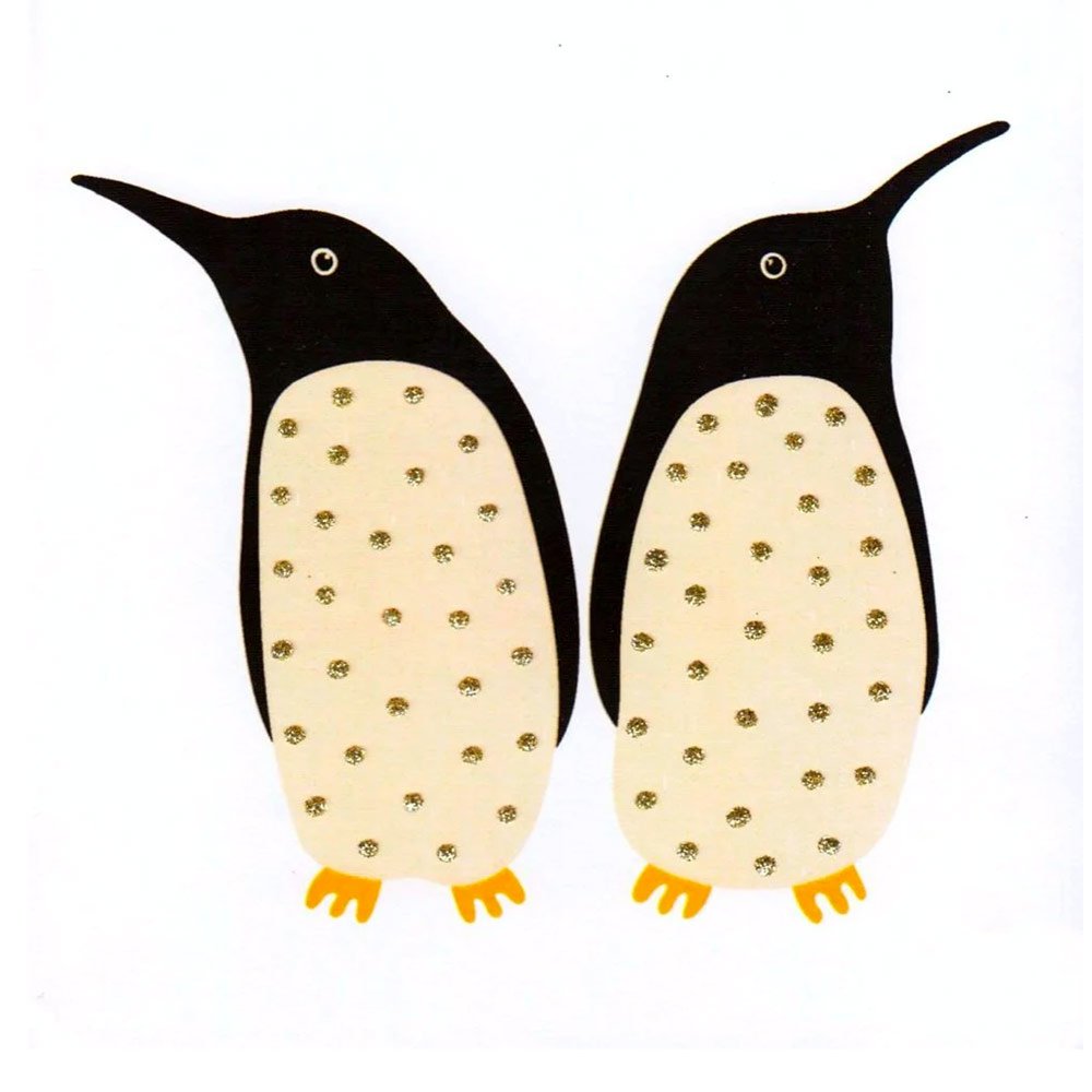 Penguins (Peach) English Graphics