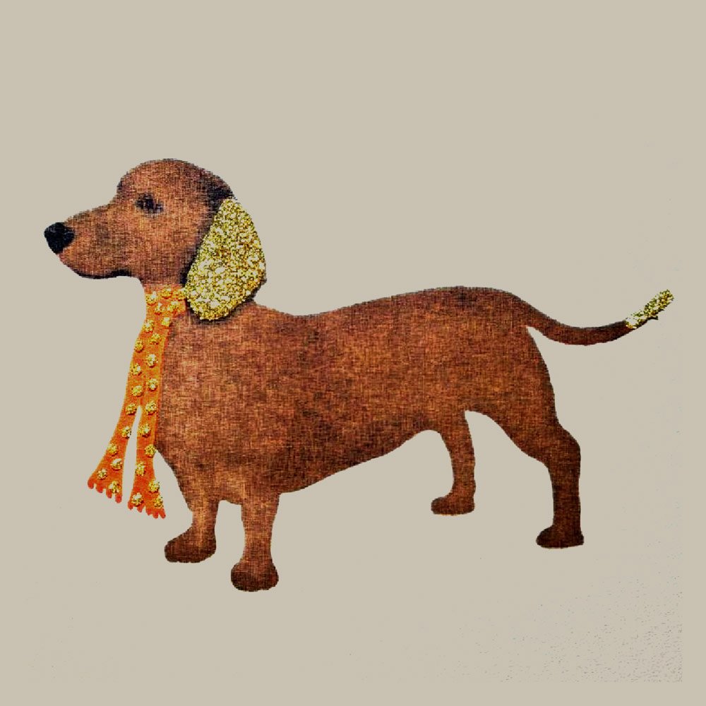 Short Haired Dachshund English Graphics
