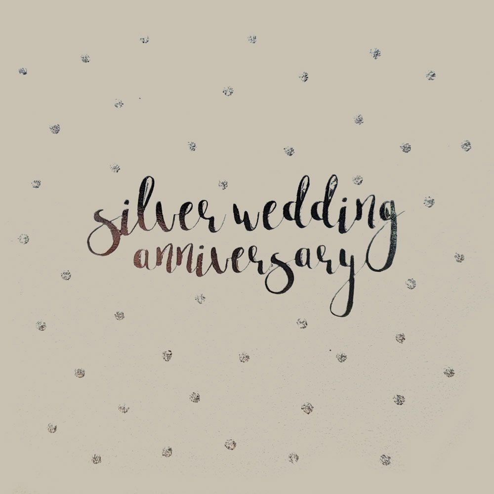 Silver Wedding English Graphics