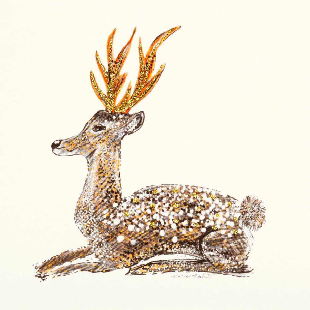 Sitting Stag English Graphics