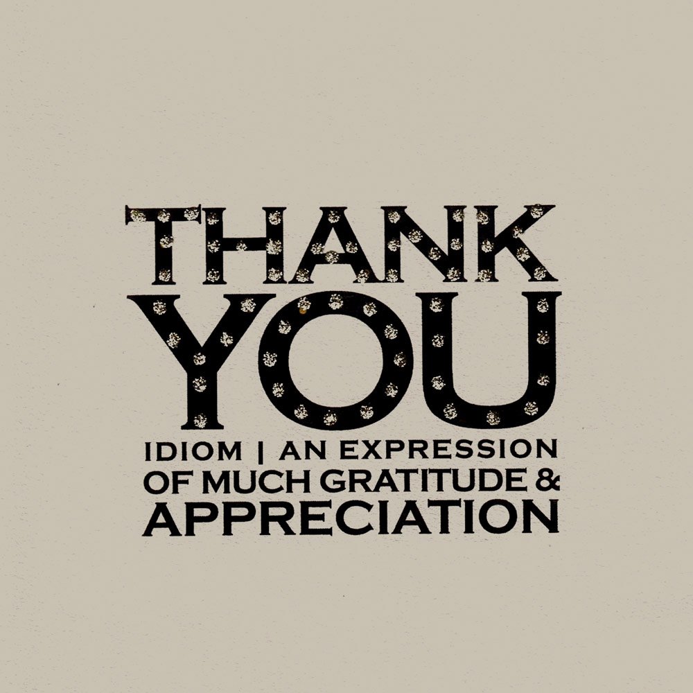 Thank You English Graphics