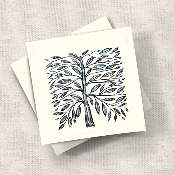 Autumn Tree (Blue)