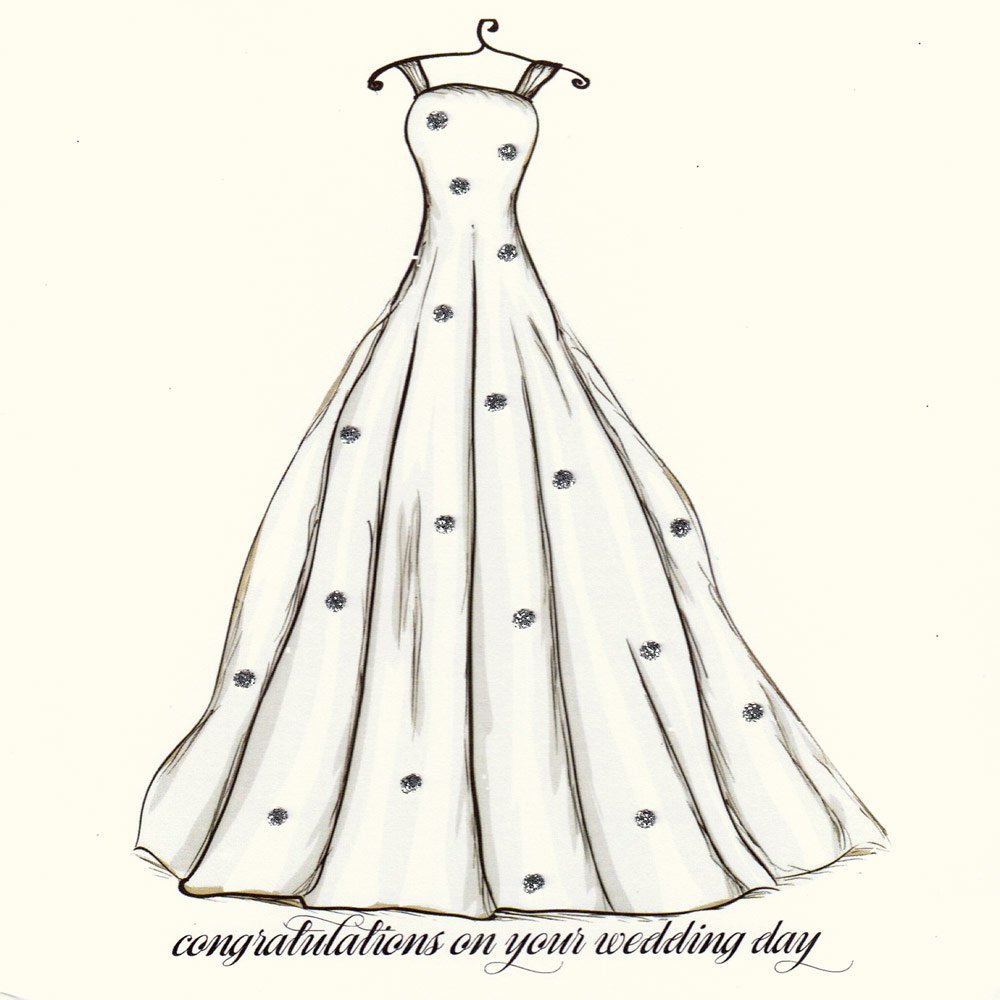 Wedding Dress English Graphics