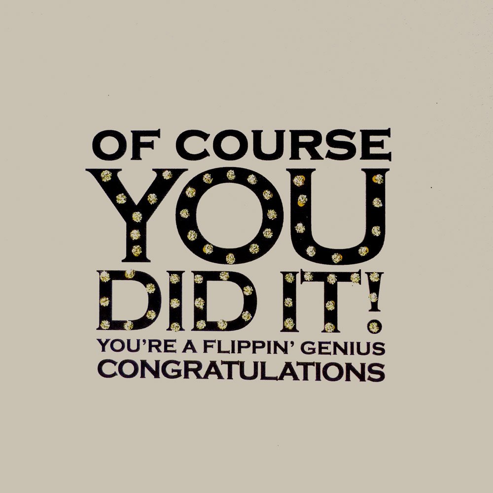 You Did It English Graphics