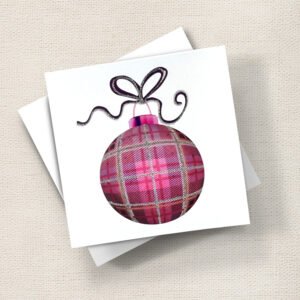 Bauble (Red Tartan)