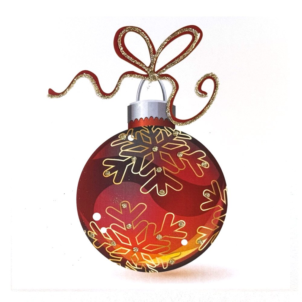 Bauble (Red) English Graphics