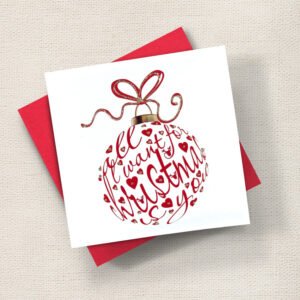 All I Want For Christmas Bauble (Red)