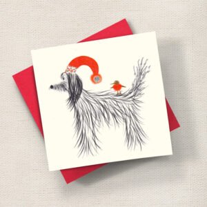 Afghan Hound Christmas Dog