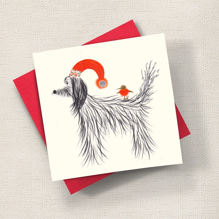 Afghan Hound Christmas Dog