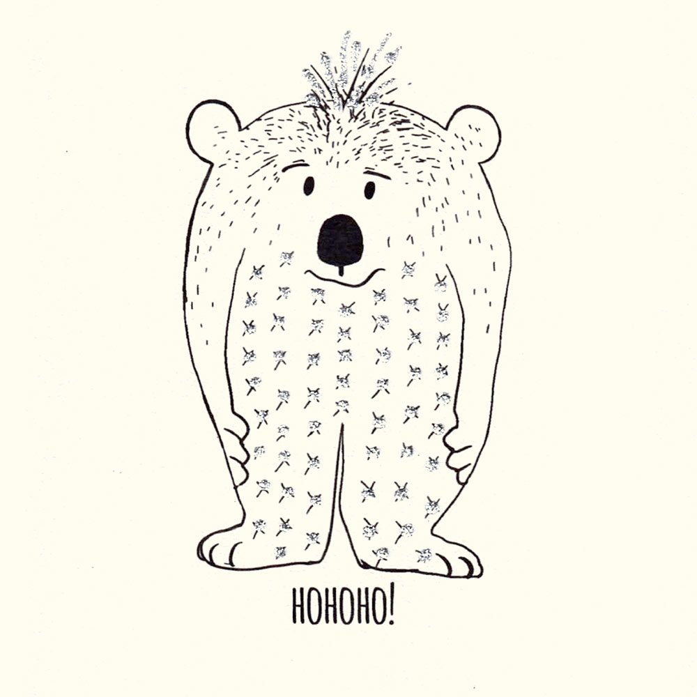 Christmas Bear English Graphics