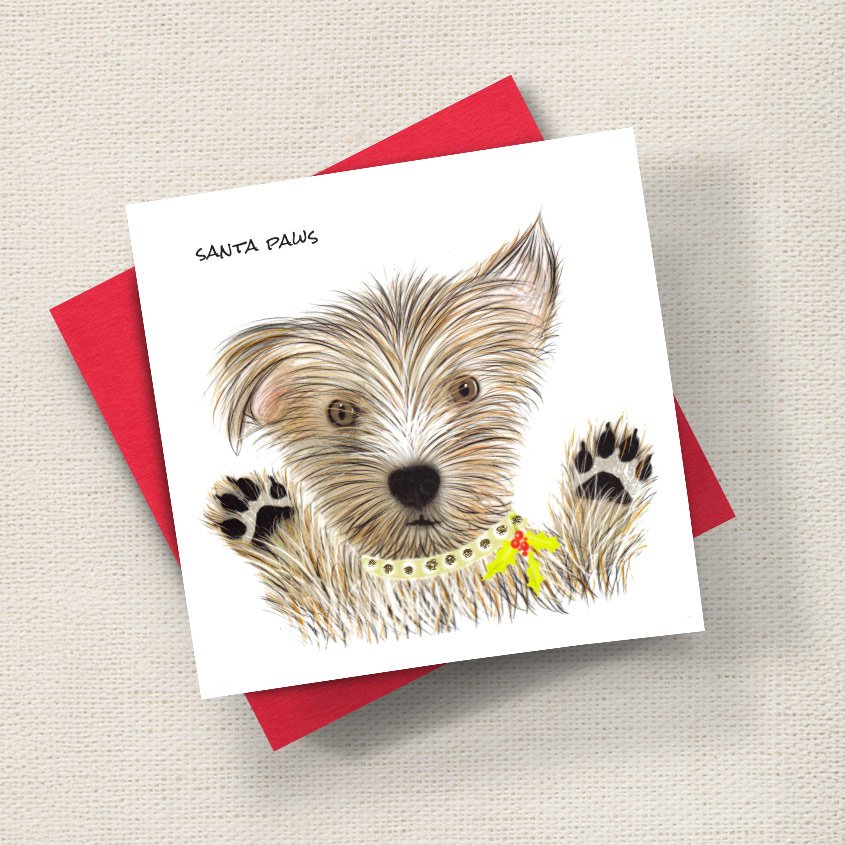 Scruffy Paws Christmas Dog