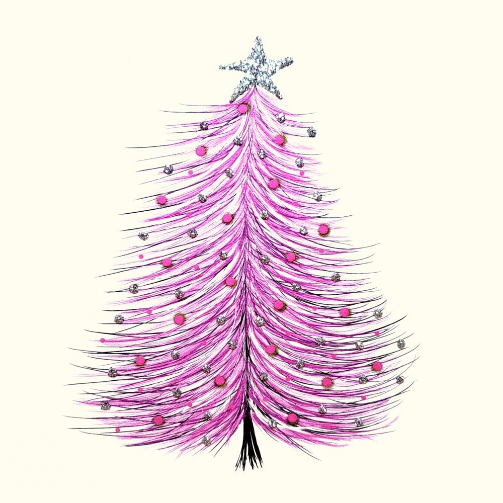 Christmas Tree (Pink) English Graphics