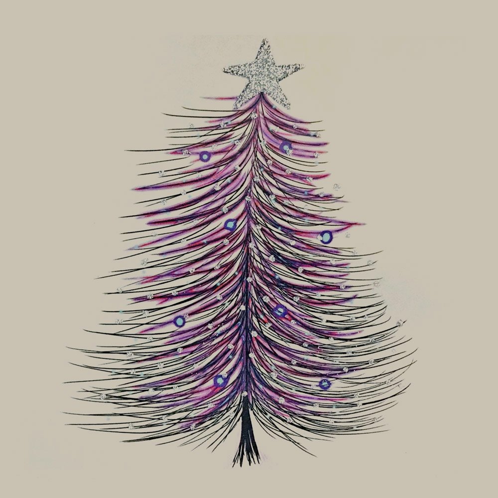 Christmas Tree (Purple) English Graphics