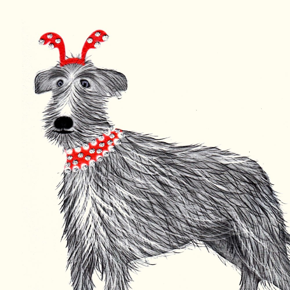 Wolfie Christmas Dog English Graphics